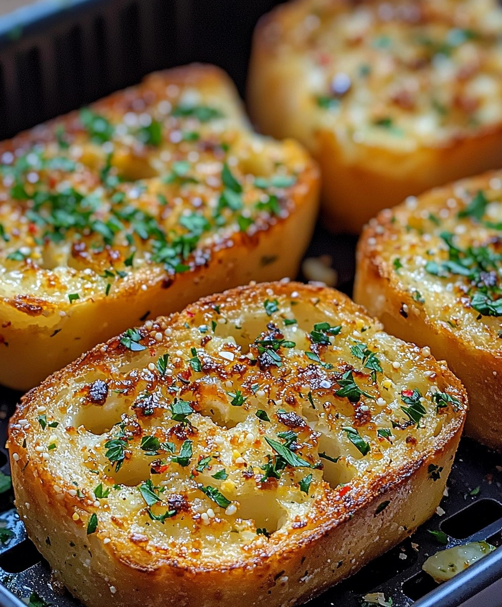 Crispy Air Fryer Garlic Bread