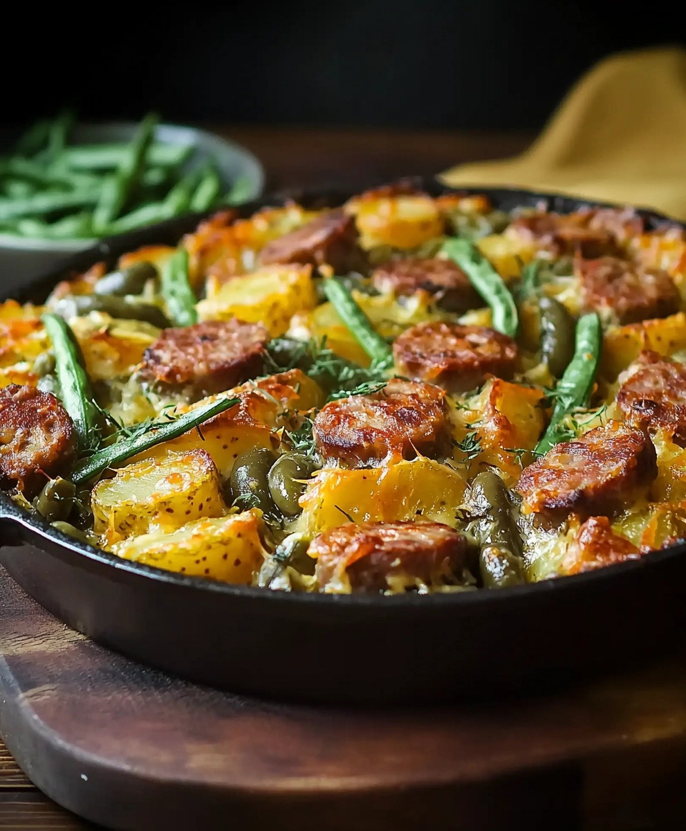 Sausage Green Bean Casserole