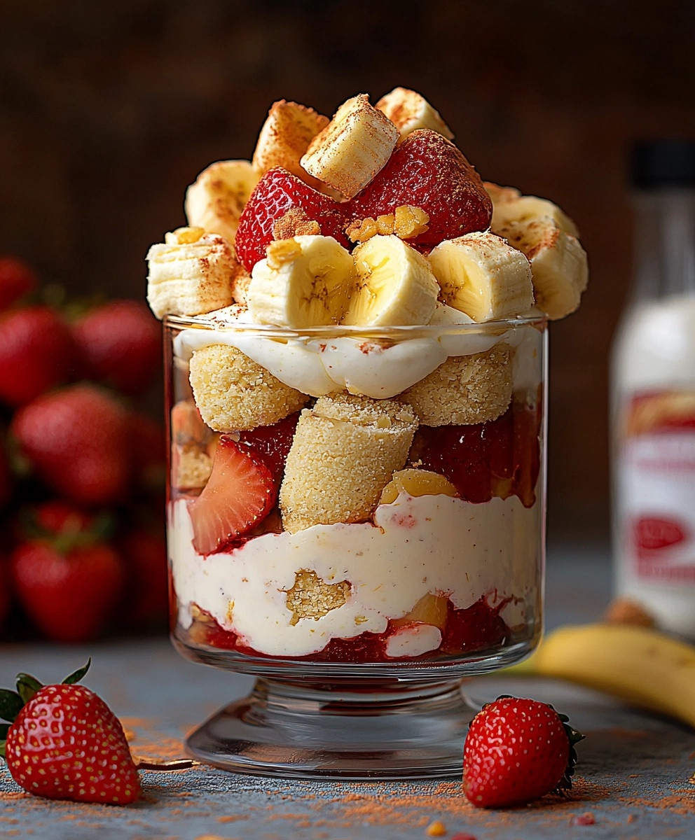 Southern Strawberry Banana Pudding