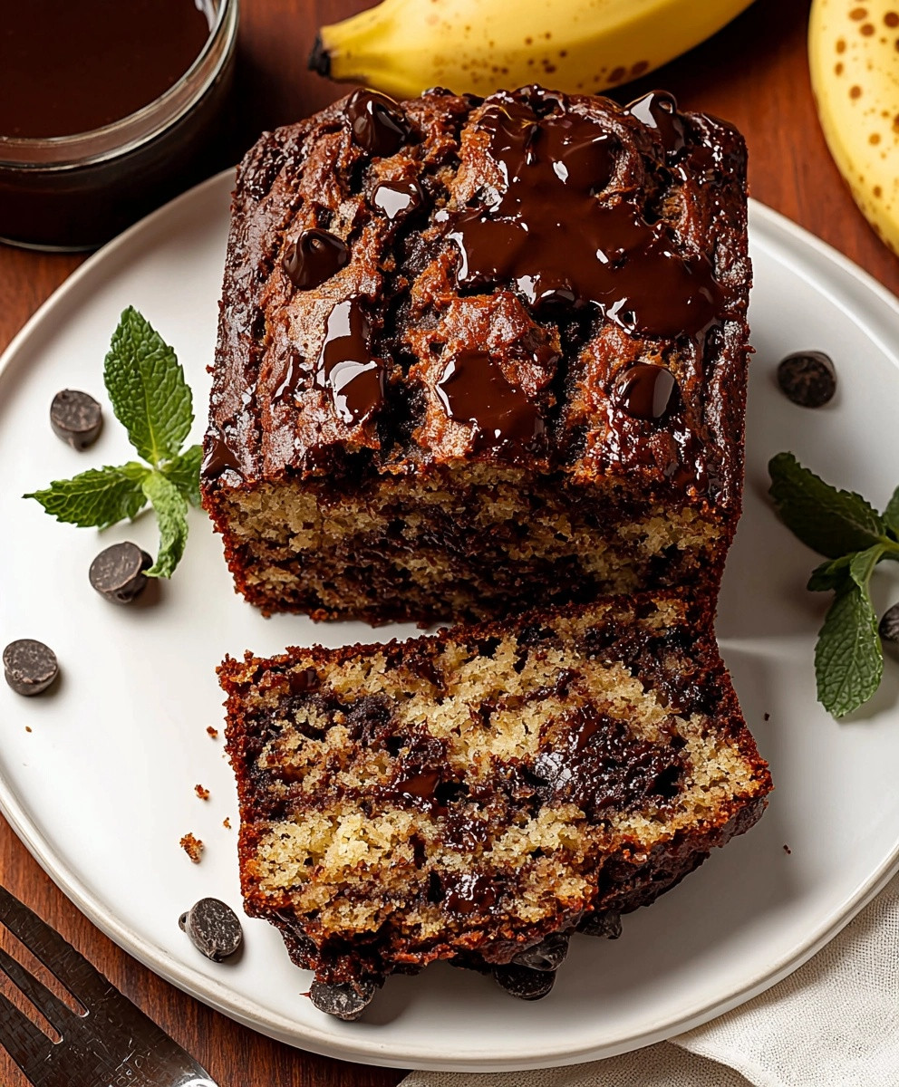Maple Chocolate Chip Banana Bread