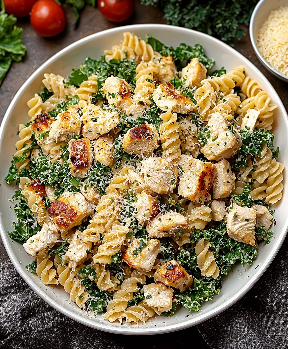 Chicken Caesar Pasta Salad