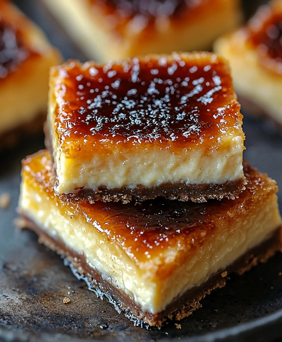 Crème Brûlée Cheesecake Bars
