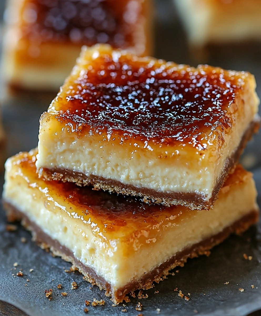 Crème Brûlée Cheesecake Bars