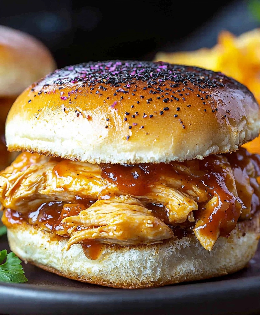 BBQ Chicken Sliders