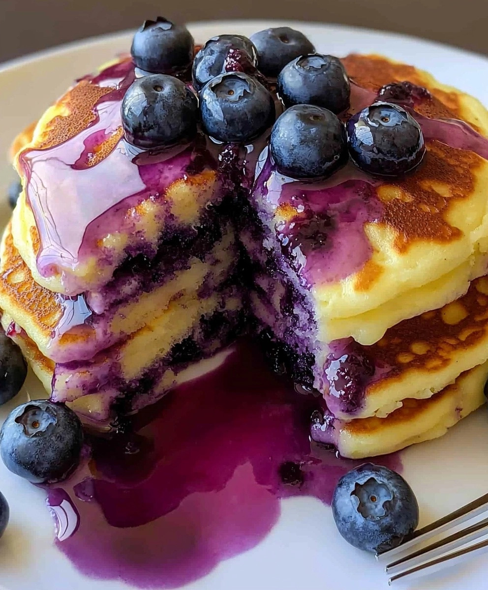 Easy Blueberry Pancakes