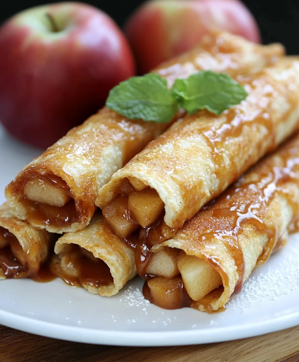 Caramel Apple Taquitos