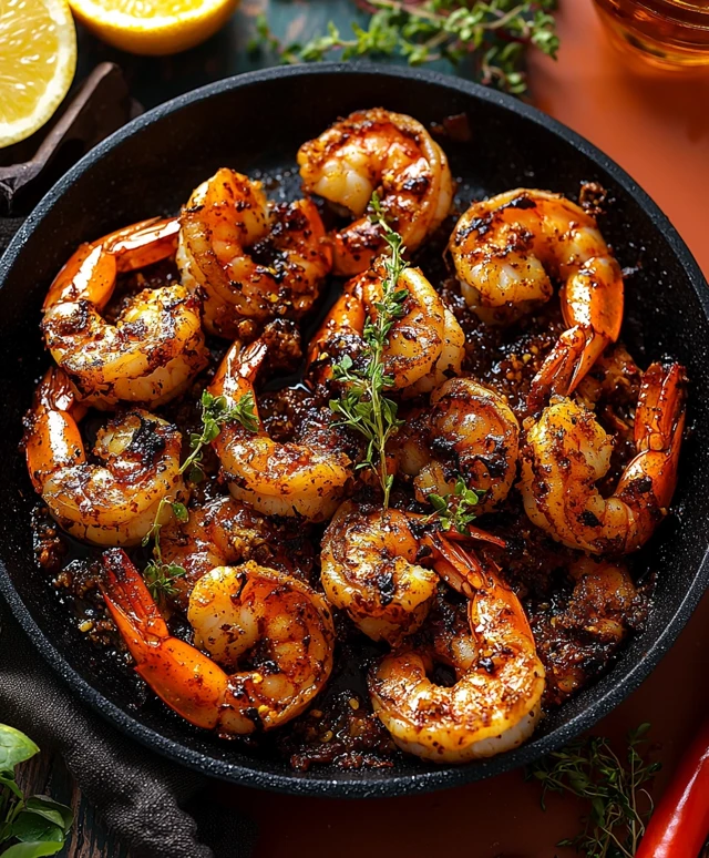 Jamaican Spicy Pepper Shrimp
