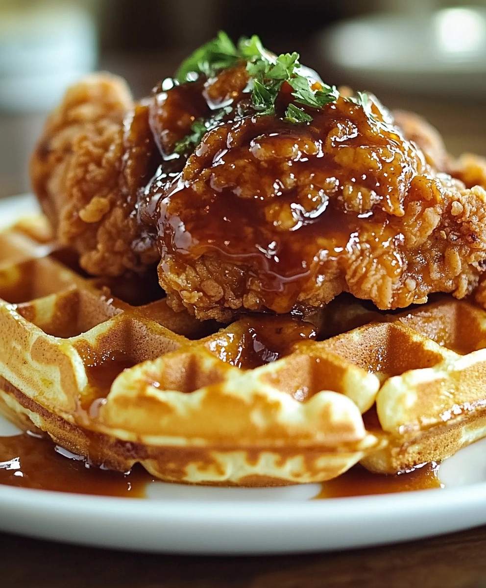 Southern Fried Chicken Waffles