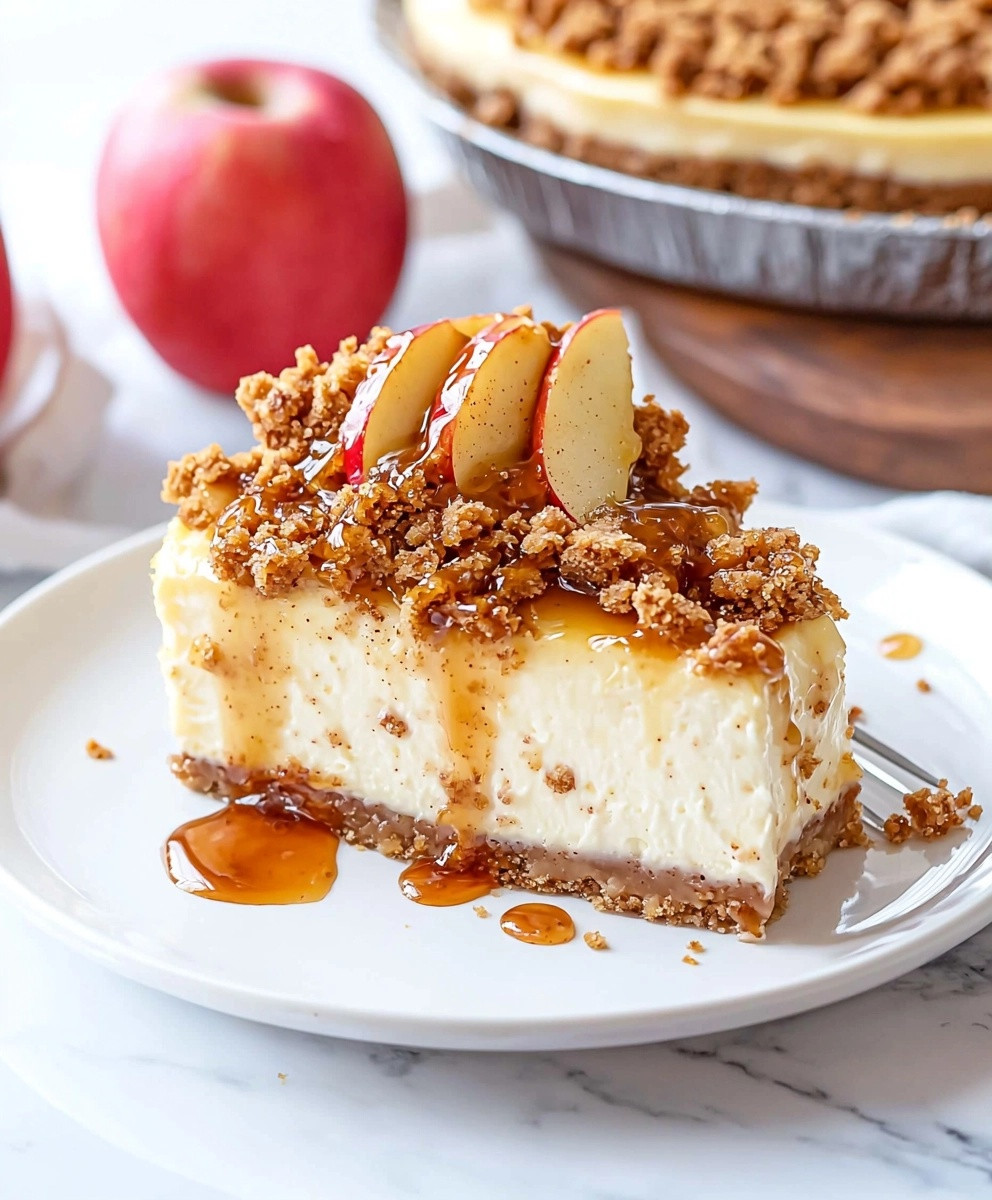 Apple Crisp Cheesecake Dessert