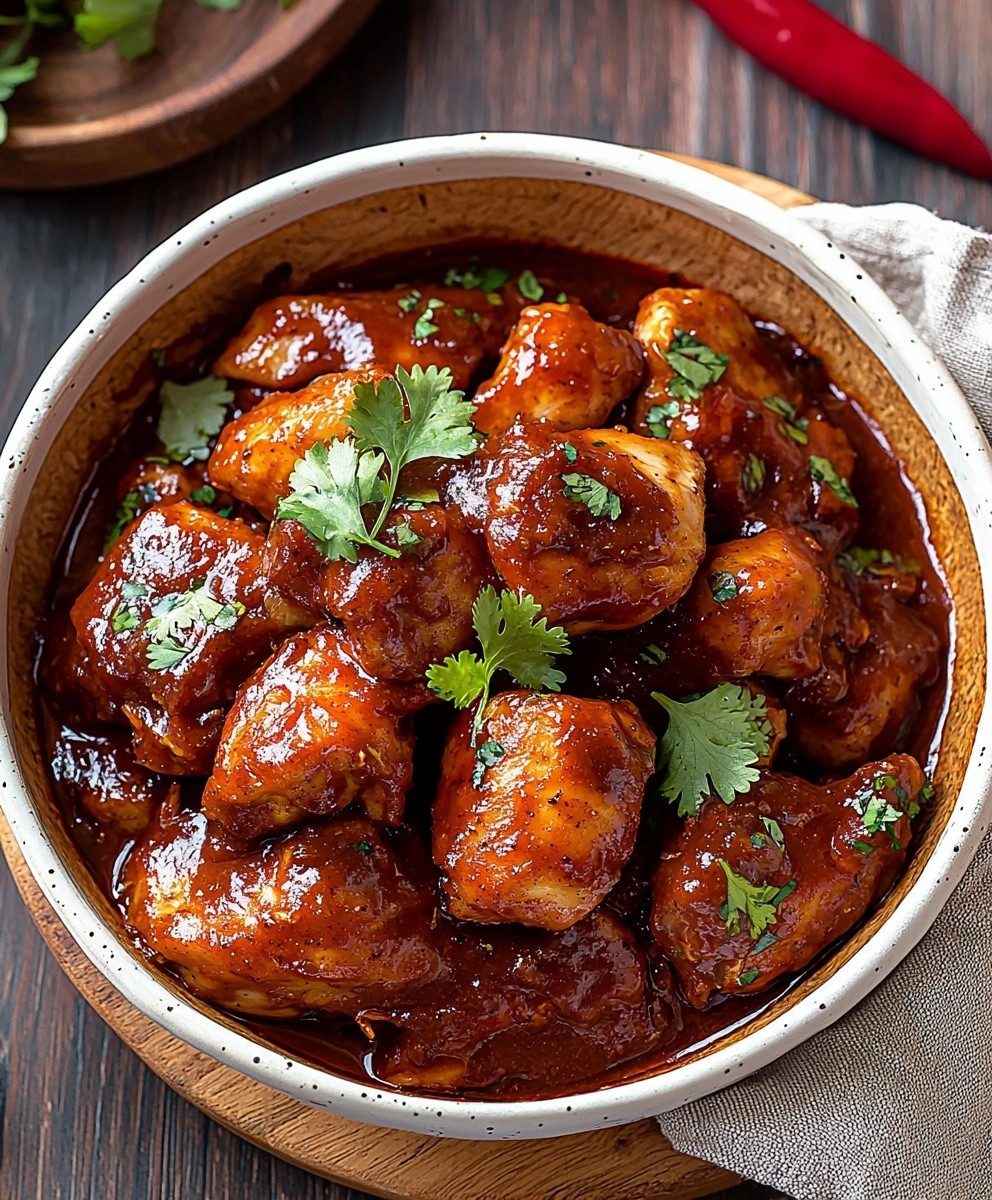 Mexican Chicken Adobo Dish