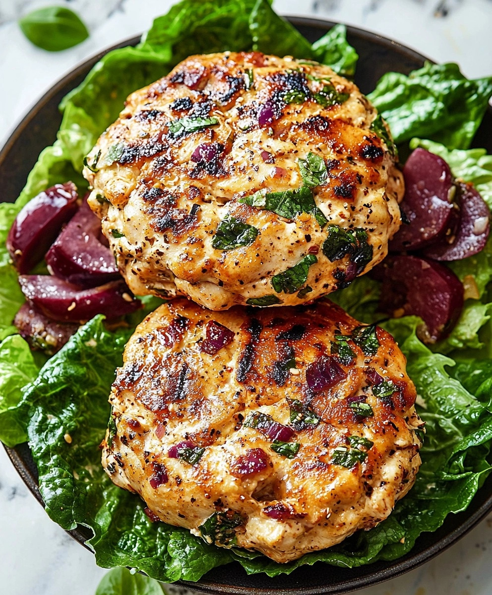 Greek Chicken Burgers