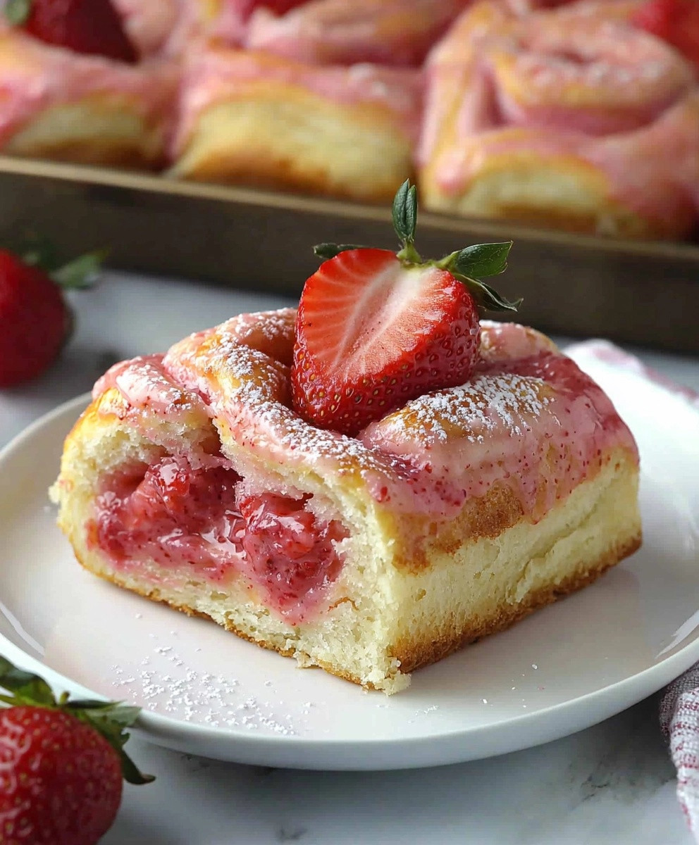 Strawberry Sweet Rolls