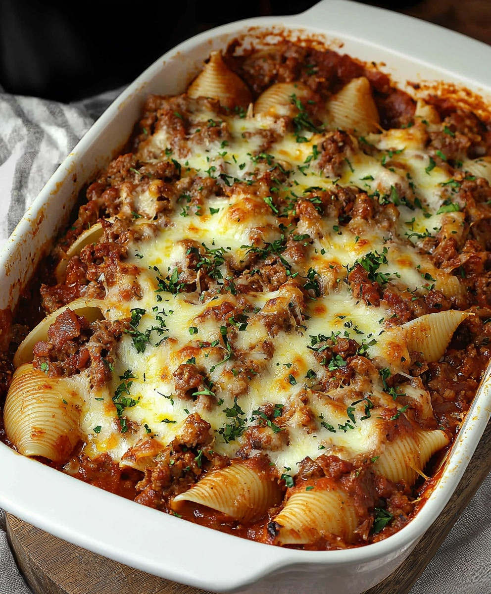 Beef Stuffed Shells Dinner