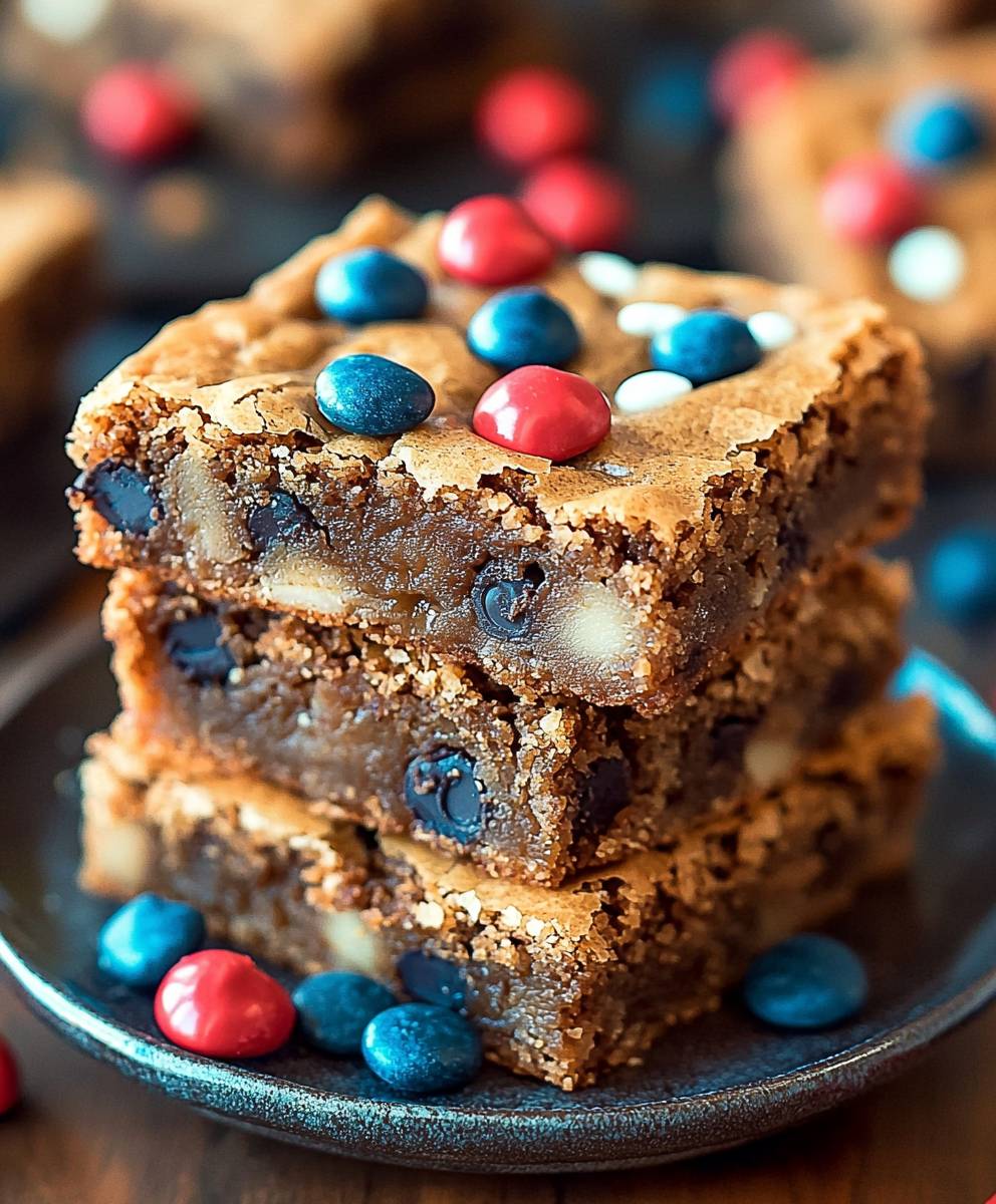 Fireworks Blondies