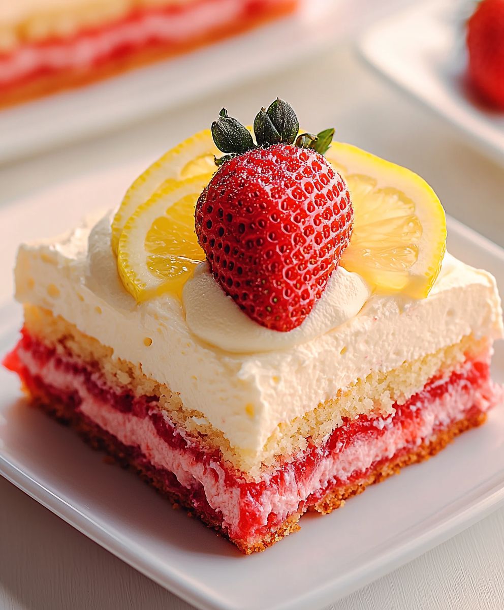 Strawberry Lemon Cake
