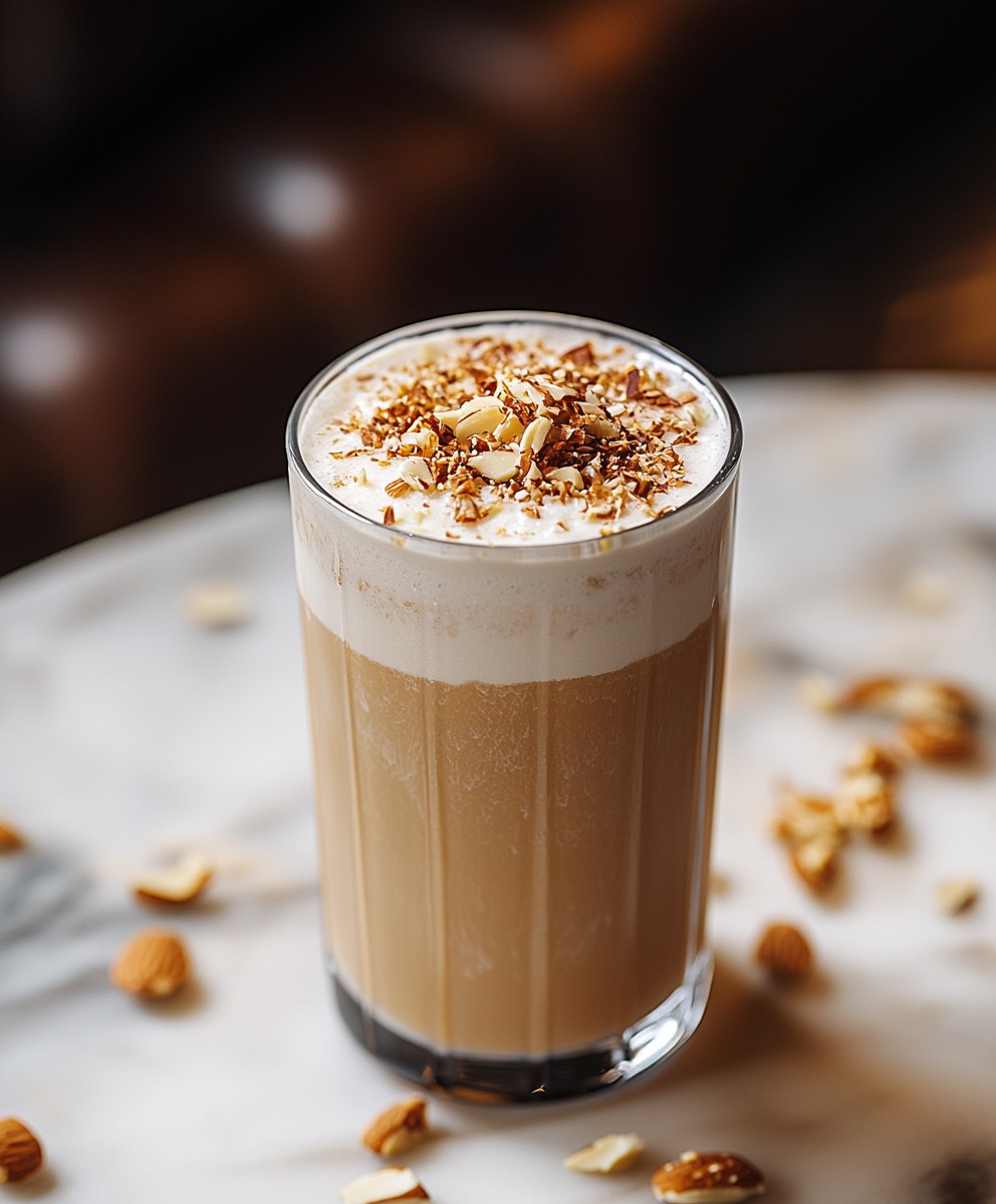 Vanilla Almond Frozen Latte