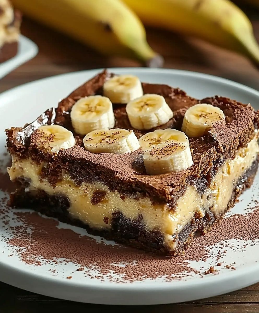 Banana Pudding Brownies