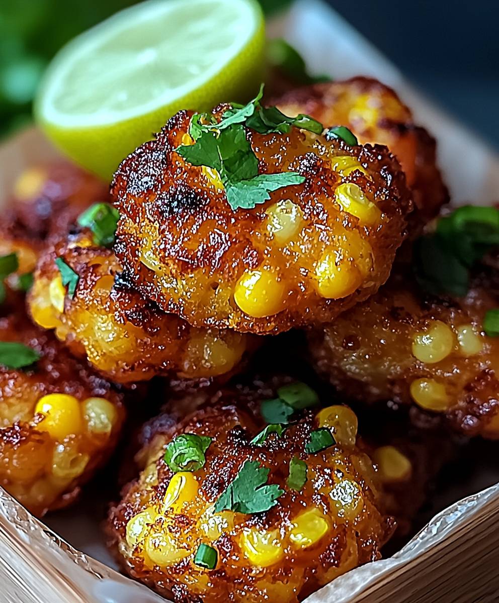 Mexican street corn fritters