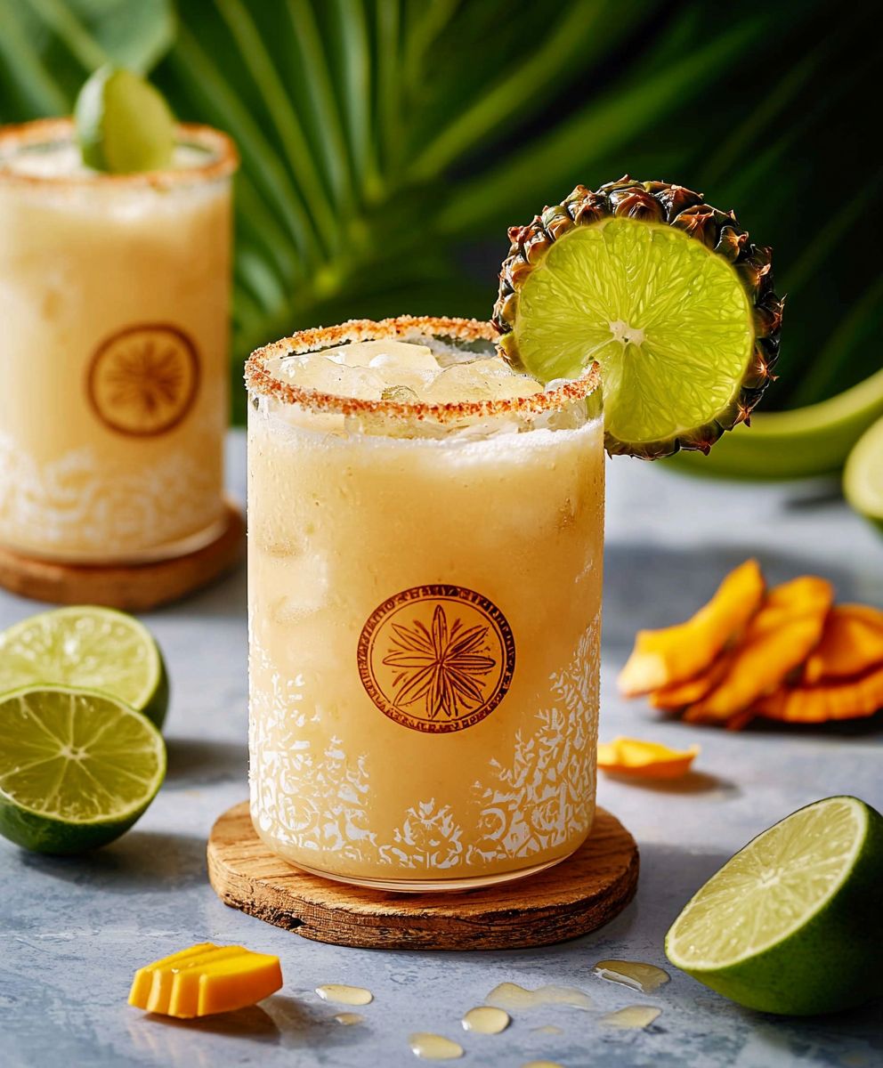 Tropical Margarita Mocktail