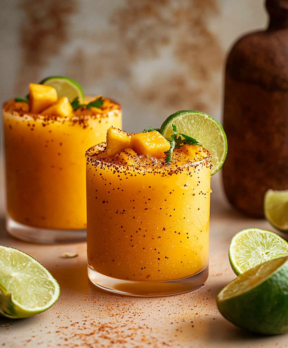Smoky Mango Margaritas
