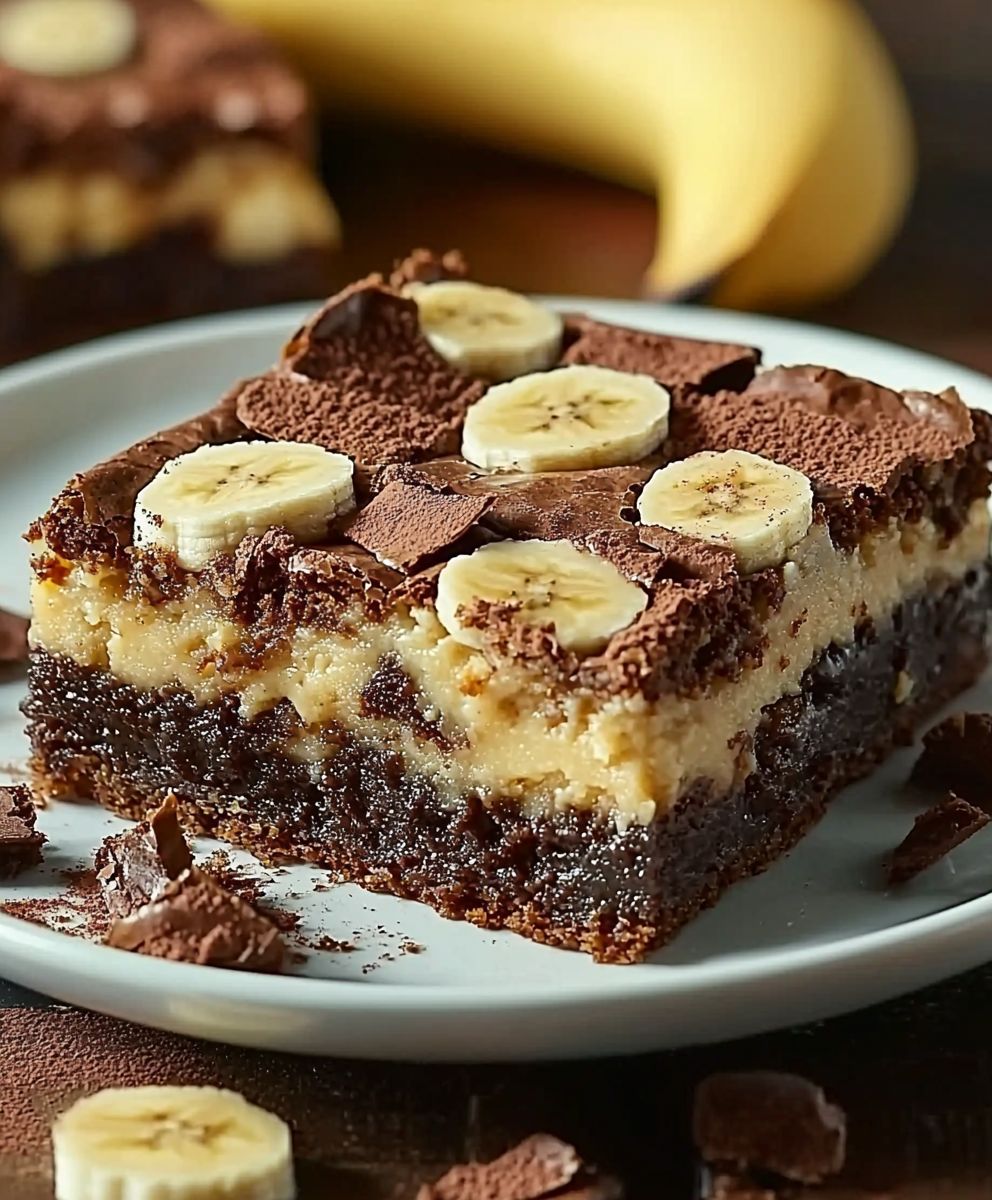 Banana Pudding Brownies