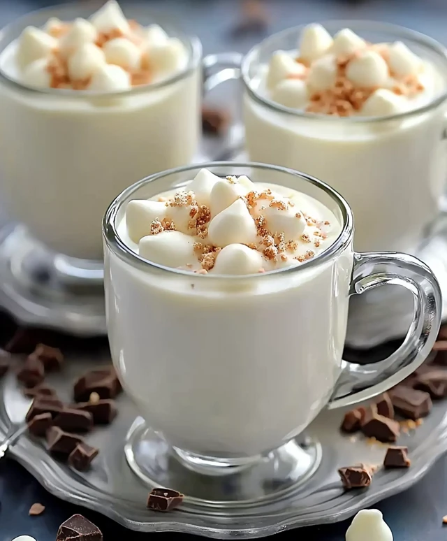 White Hot Chocolate Drink