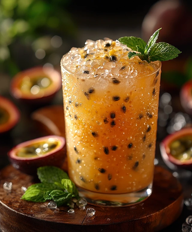 Passion Fruit Hurricane Cocktail