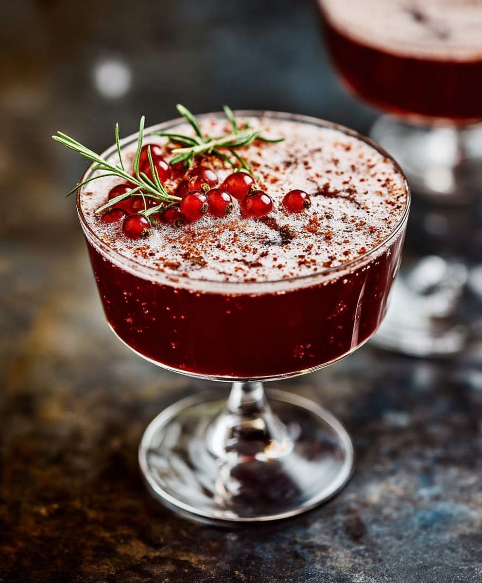 Vermouth cassis cocktail