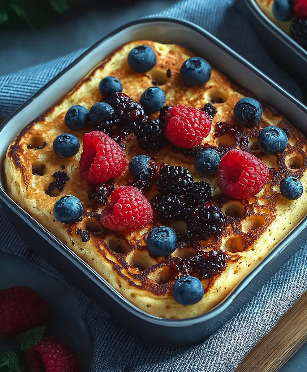 High Protein Pancake Bowl