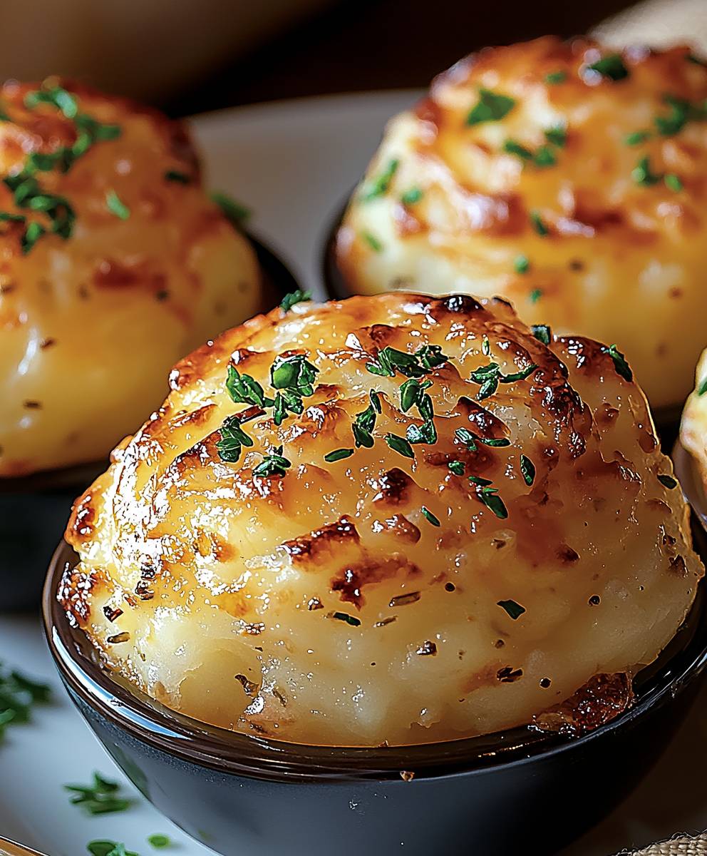 Cheesy Mashed Potato Puffs