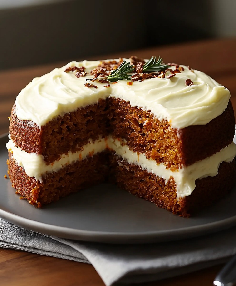 Carrot cake cream cheese icing