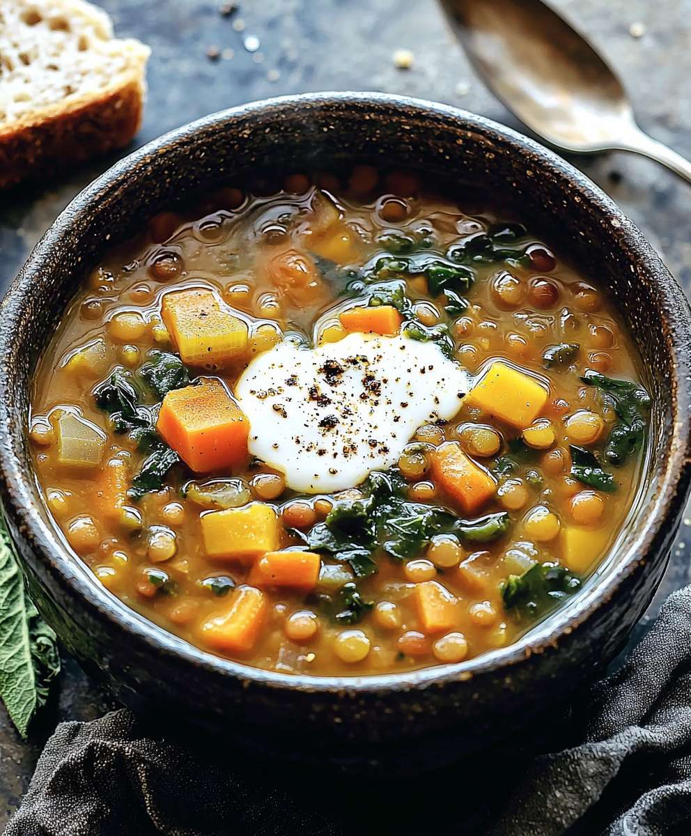 Detox lentil soup