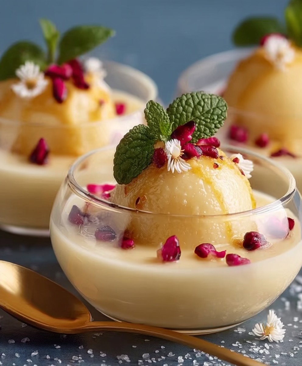 Custard Rasgulla