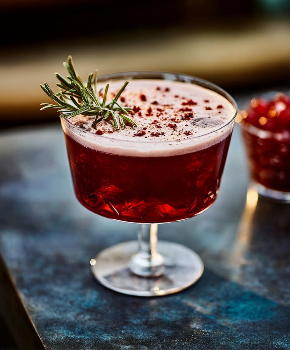 Vermouth cassis cocktail