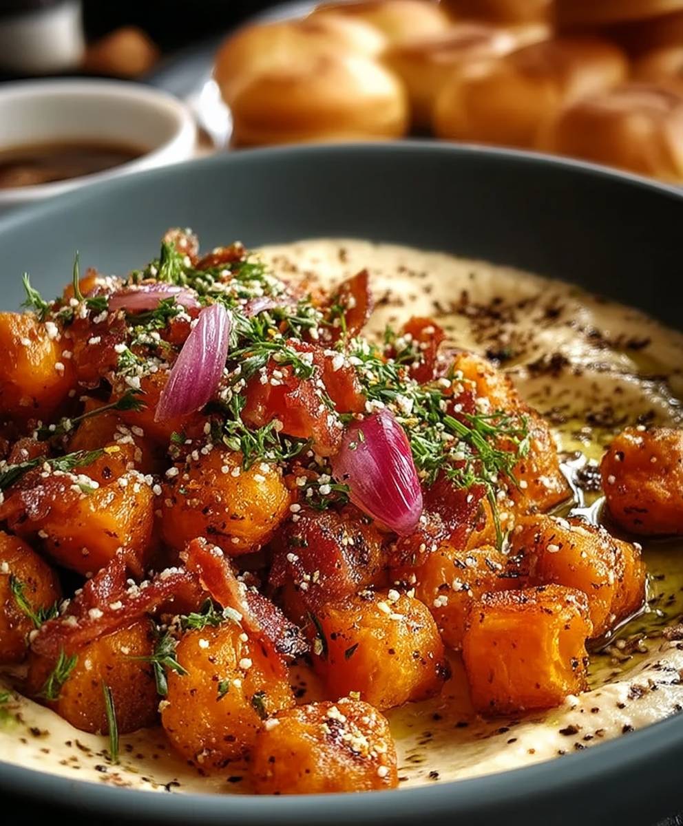 Sweet potato apple hash