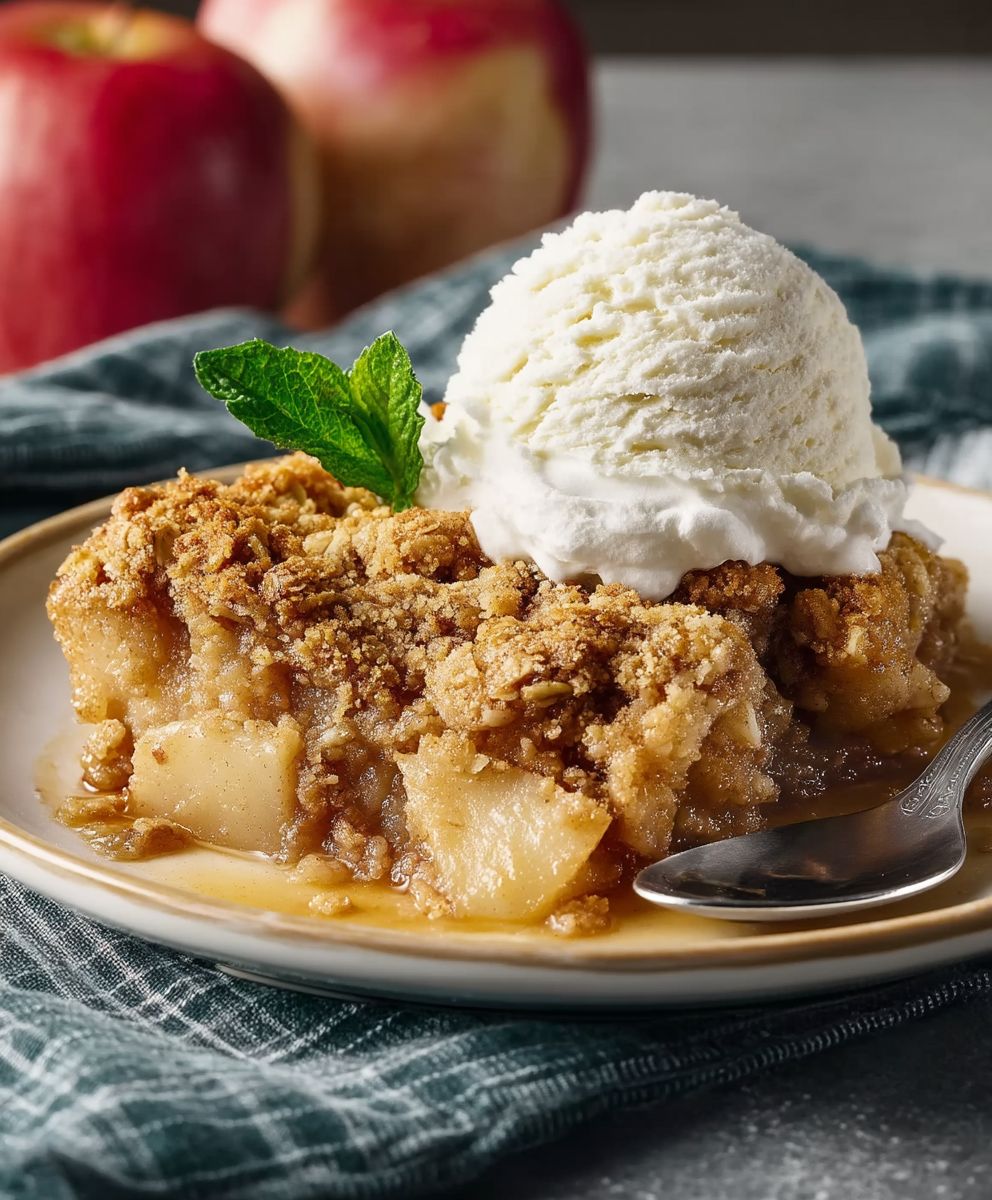 Apple Crisp Oats