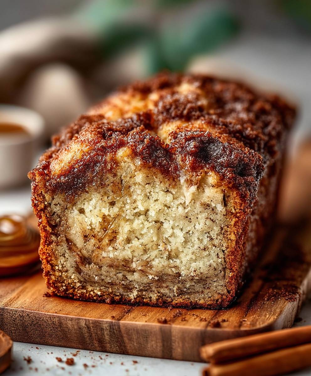 Cinnamon Crunch Banana Bread