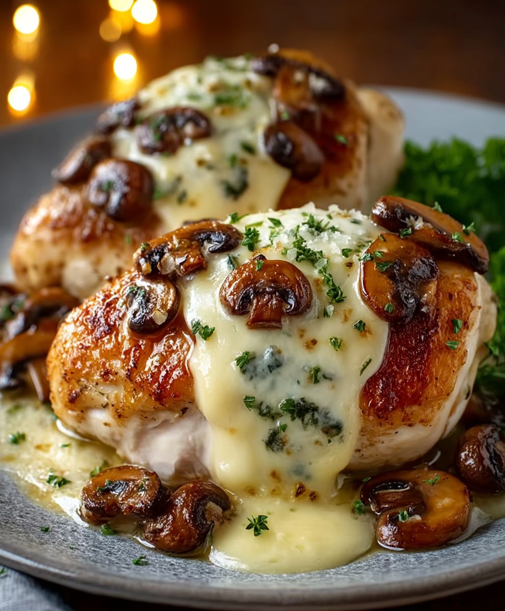 Garlic Butter Stuffed Chicken