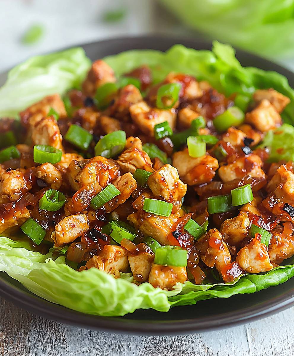 Chicken lettuce wraps
