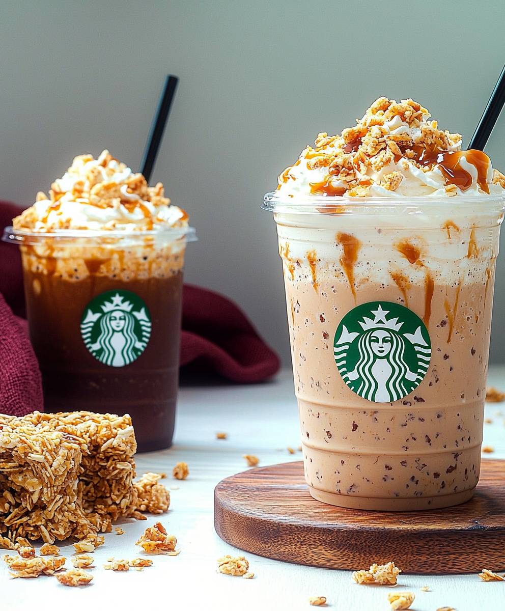 Caramel Ribbon Crunch Frappuccino