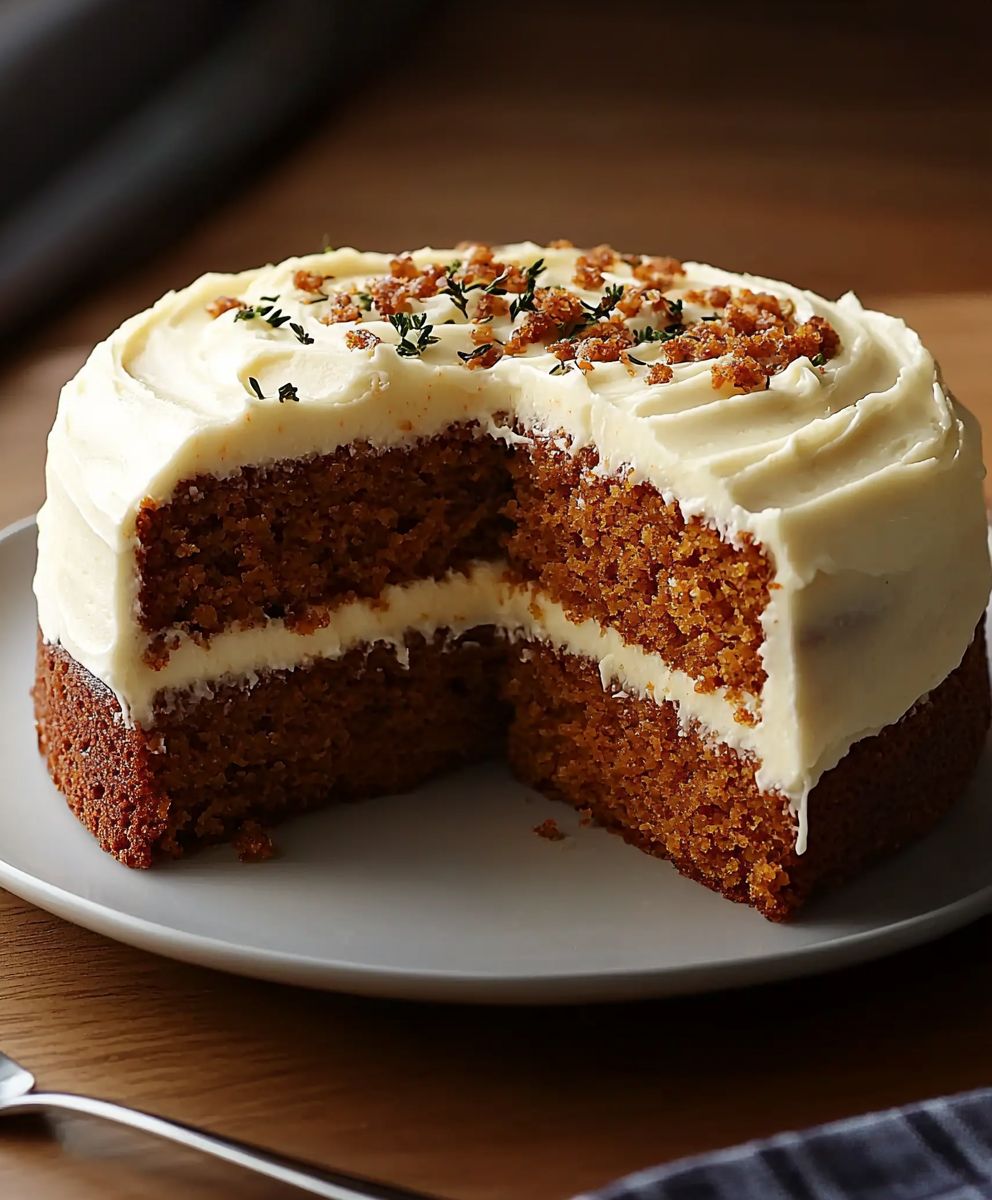 Carrot cake cream cheese icing