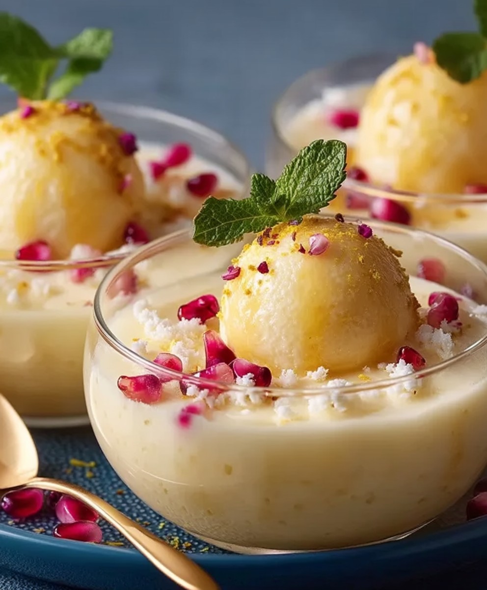 Custard Rasgulla