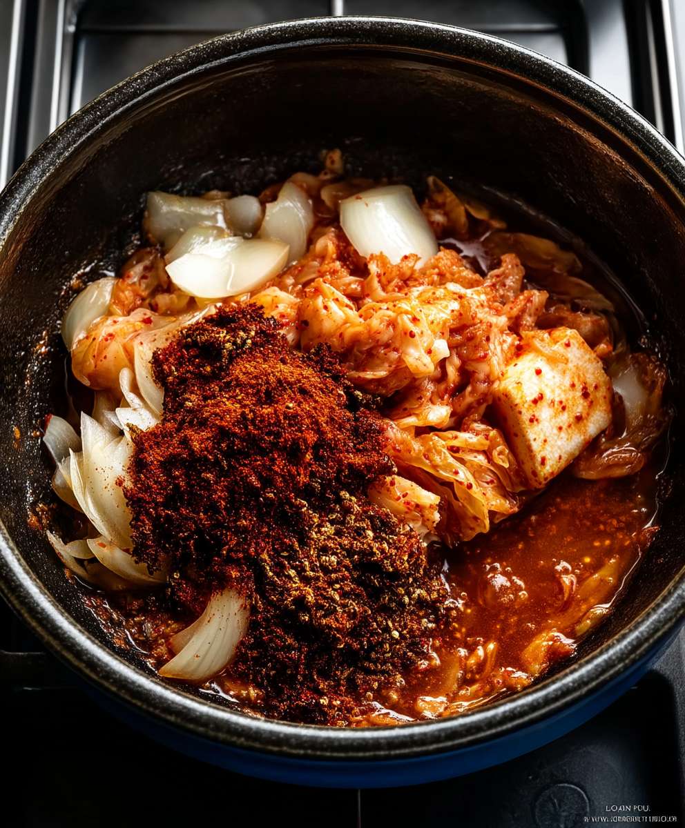 Spicy Kimchi Soft Tofu