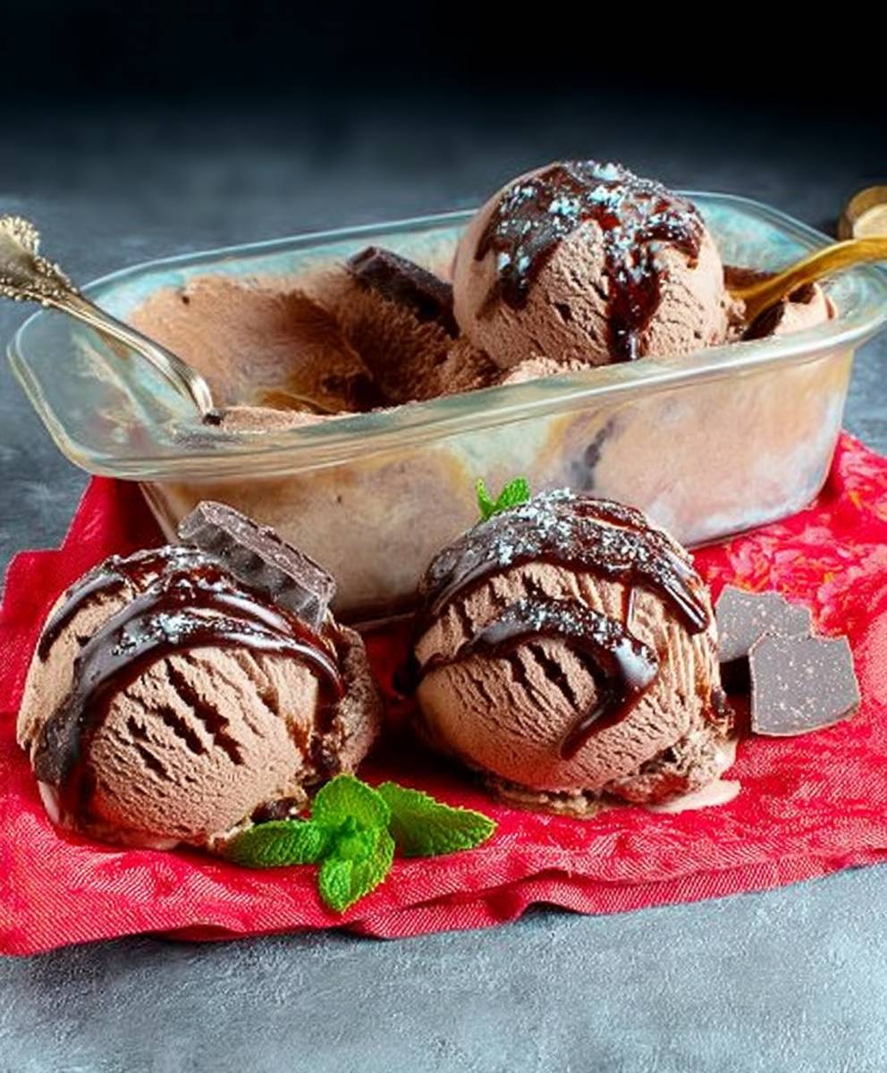 Chocolate Mint Ice Cream