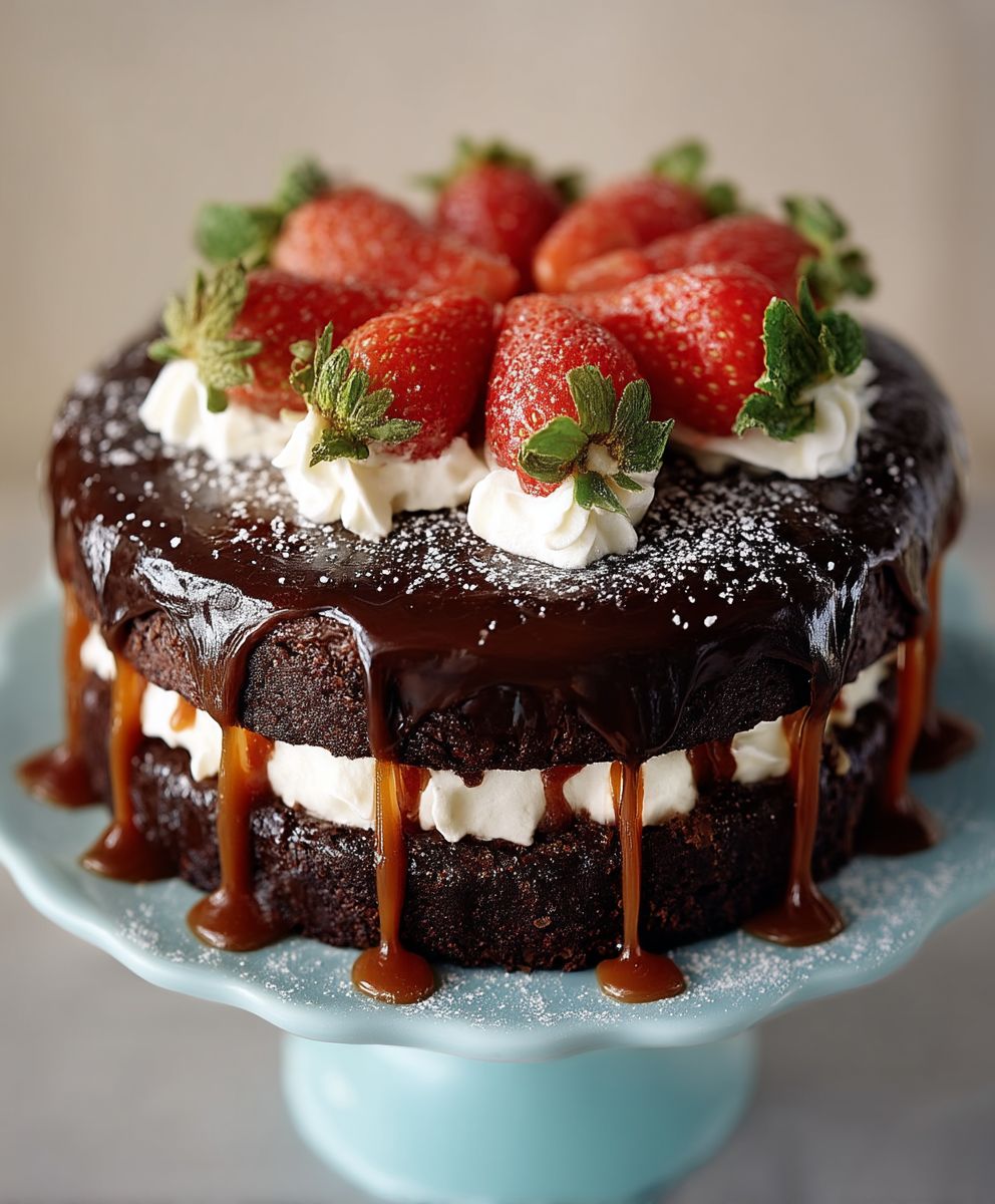 Caramel brownies