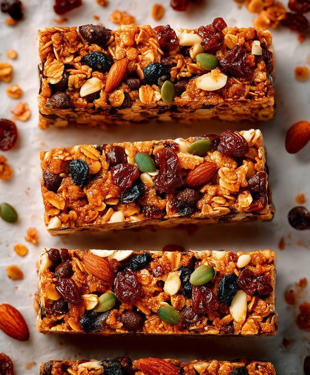 Crunchy muesli bars