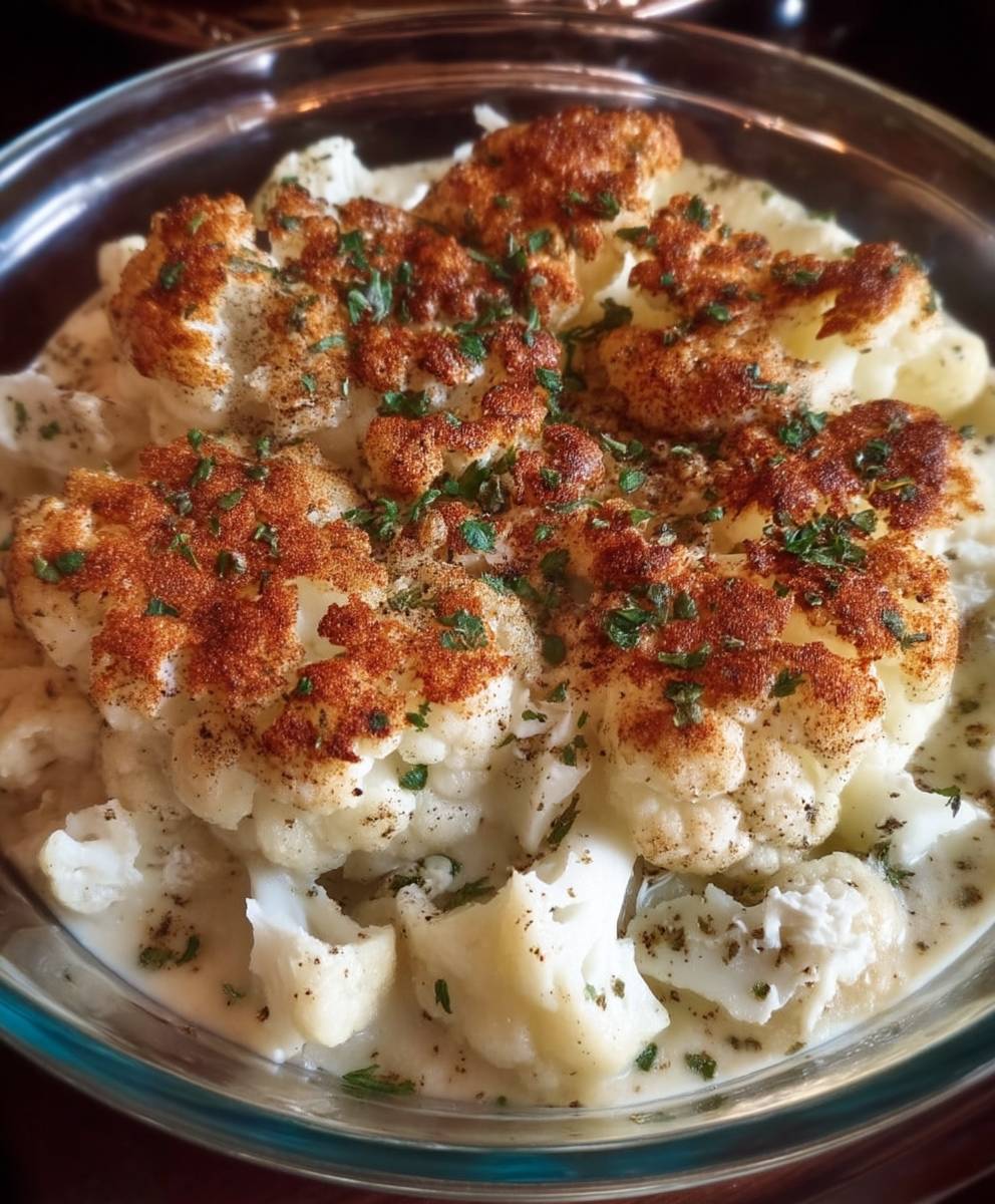 Cauliflower Custard