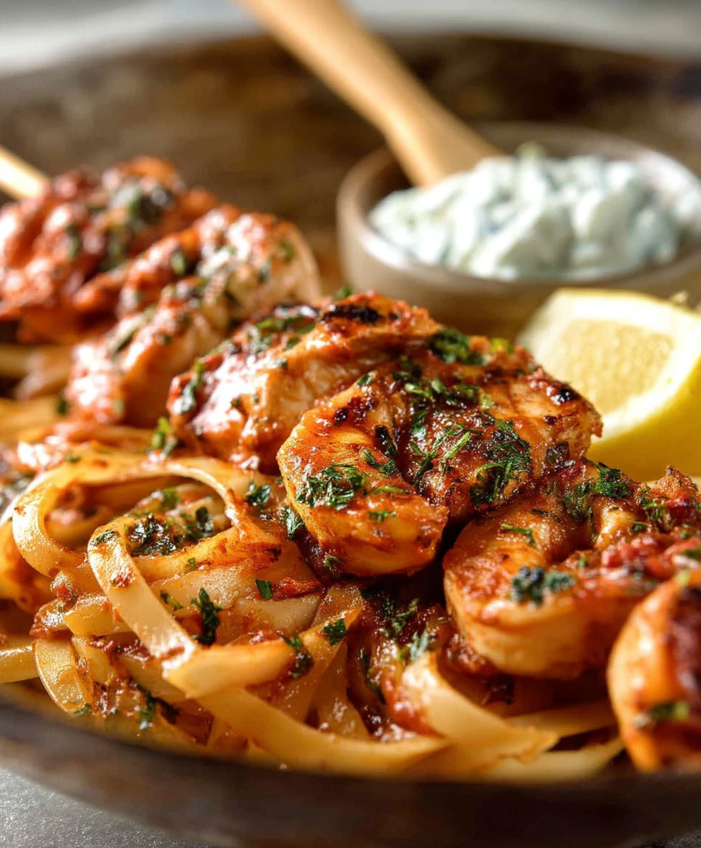 Chicken Souvlaki Tzatziki