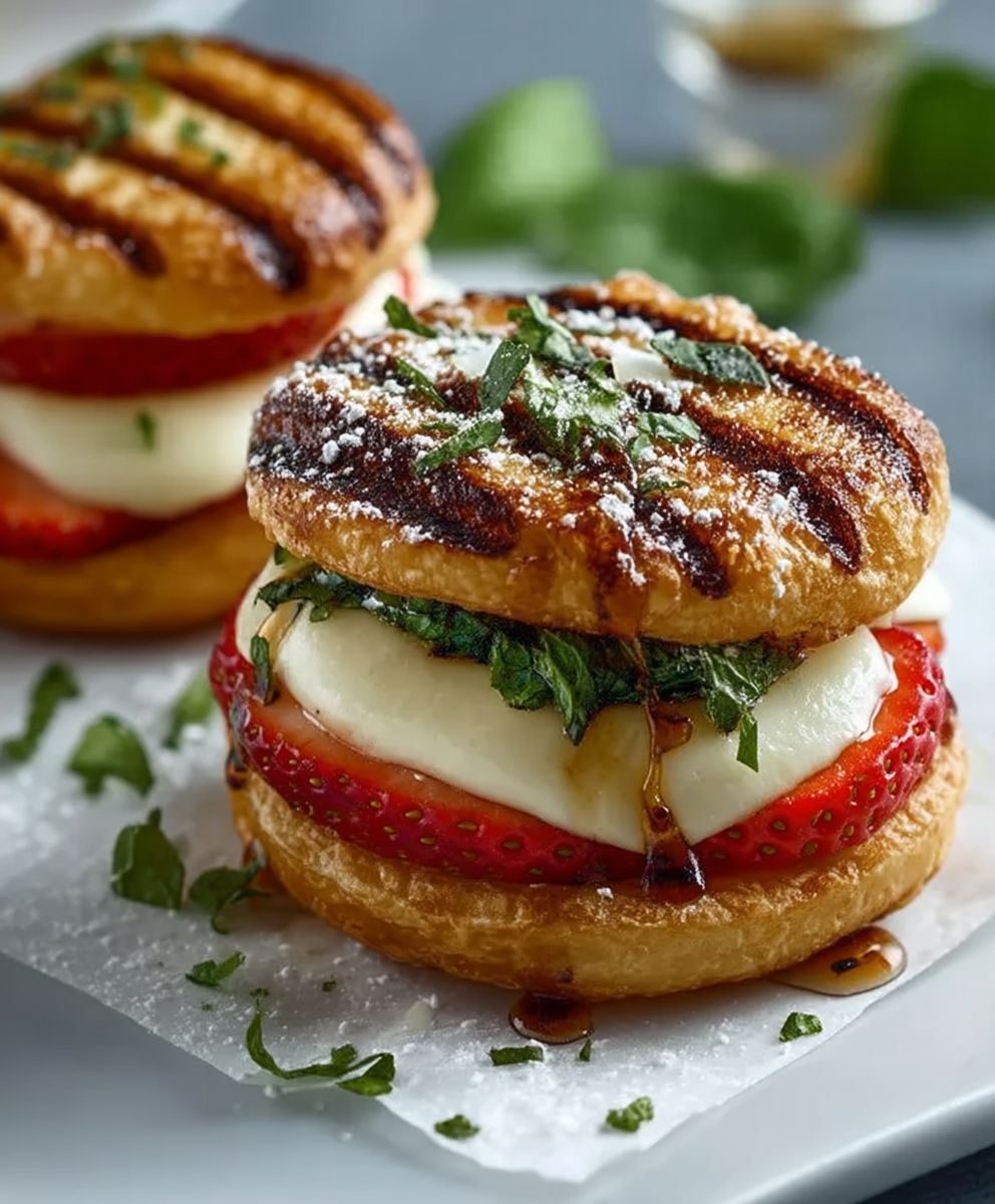 Strawberry Filled Puff Pastries