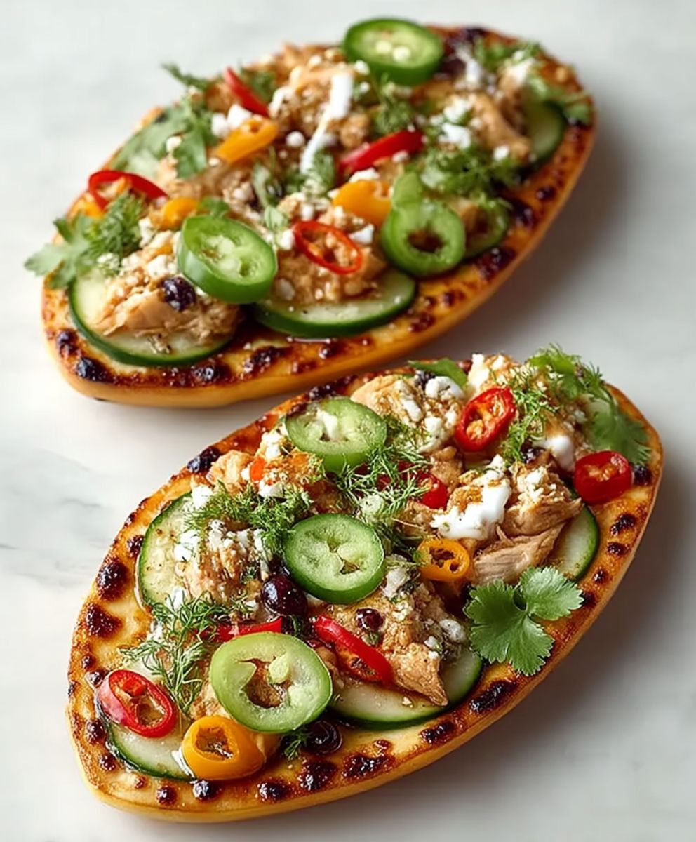 Tuna cucumber boats